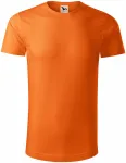Bio pamut férfi póló, narancssárga