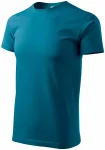 Férfi egyszerű póló, petrol blue Férfi egyszerű póló, petrol blue