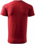 Férfi egyszerű póló, piros