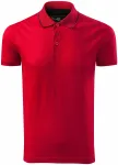 Férfi elegáns merszeres póló gallérral, formula red