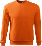 Férfi / gyermek pulóver fej fölött, kapucni nélkül, narancssárga