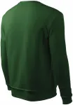 Férfi / gyermek pulóver fej fölött, kapucni nélkül, üveg zöld