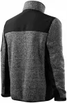 Férfi szabadidő kabát, knit gray