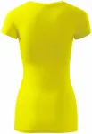 Kényelmes női póló, citromsárga