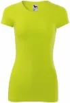 Kényelmes női póló, zöldcitrom