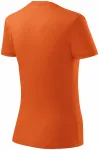 Női egyszerű póló, narancssárga