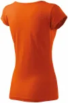 Női póló nagyon rövid ujjú, narancssárga