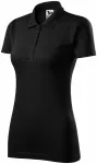 Női slim fit póló, fekete