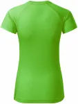 Női sport póló, alma zöld