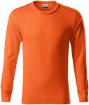 Tartós férfi hosszú ujjú póló, narancssárga