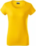 Tartós, nehézsúlyú női póló, sárga