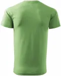Unisex nagyobb súlyú póló, borsózöld