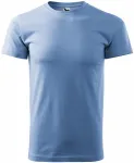Unisex nagyobb súlyú póló, égszínkék