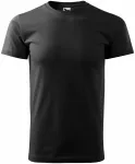 Unisex nagyobb súlyú póló, fekete
