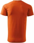 Unisex nagyobb súlyú póló, narancssárga