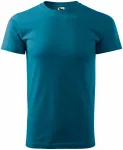 Unisex nagyobb súlyú póló, petrol blue