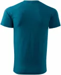 Unisex nagyobb súlyú póló, petrol blue