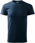 Unisex nagyobb súlyú póló, sötétkék