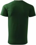 Unisex nagyobb súlyú póló, üveg zöld