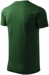 Unisex nagyobb súlyú póló, üveg zöld