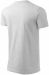 Unisex nagyobb súlyú póló, világosszürke márvány